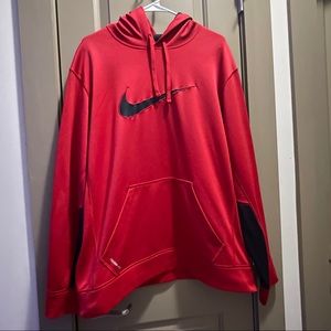 Nike Red Therma-Fit Hoodie Size Large